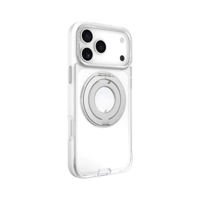 Hoda殼_柔石360度磁吸支架指環_iPhone18ProMax/17ProMAX 星光白 (393)