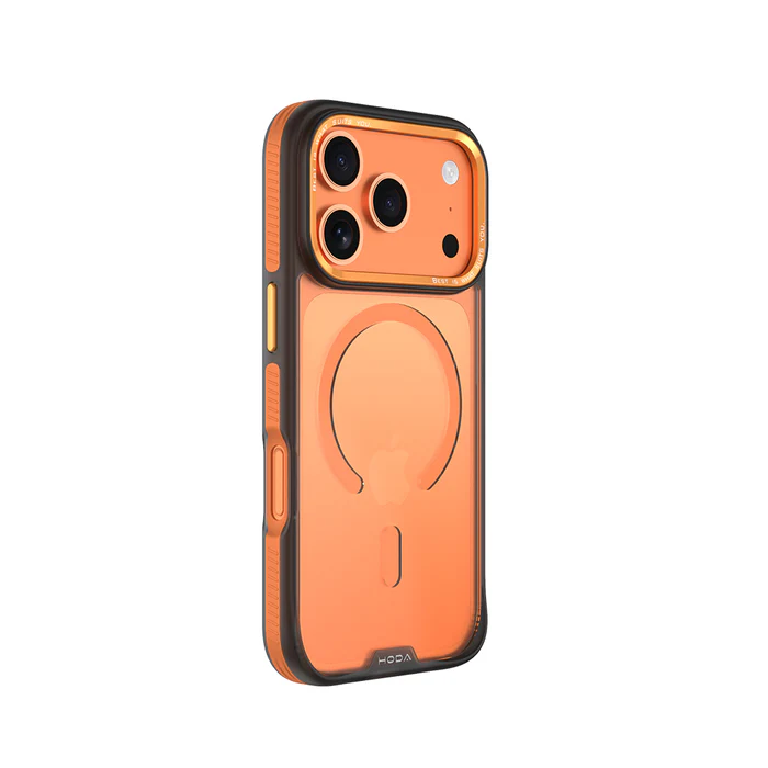 Hoda殼_彩石磁吸_iPhone18Pro/17Pro 古銅橙 (740)