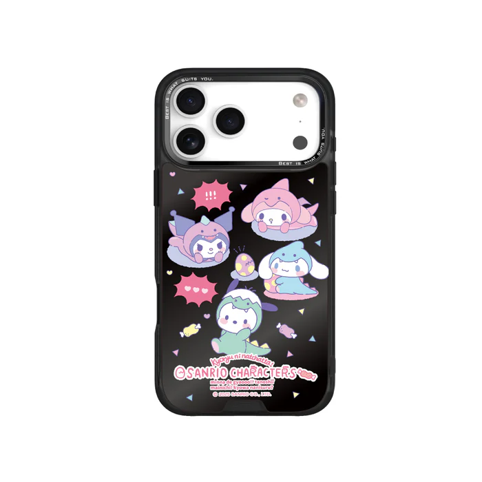 HODA殼_幻石三麗鷗黑鏡系列 iPhone17Pro 恐龍派對Ⅱ (3842)