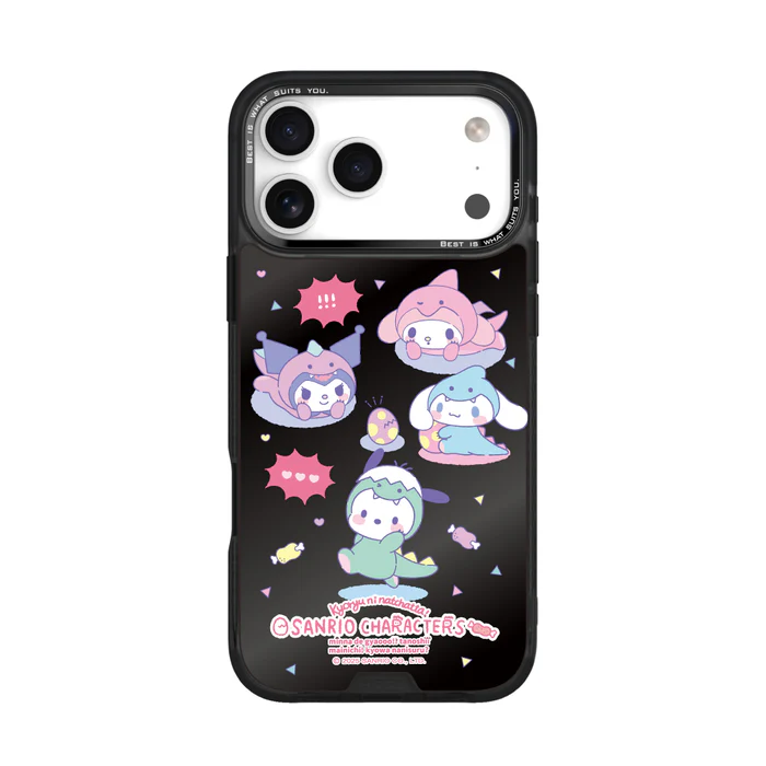 HODA殼_幻石三麗鷗黑鏡系列 iPhone18ProMax/17ProMAX 恐龍派對Ⅱ (3859)