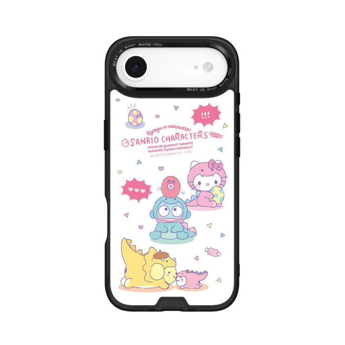 HODA殼_幻石三麗鷗玻璃系列 iPhone17Air 恐龍派對Ⅰ (3132)