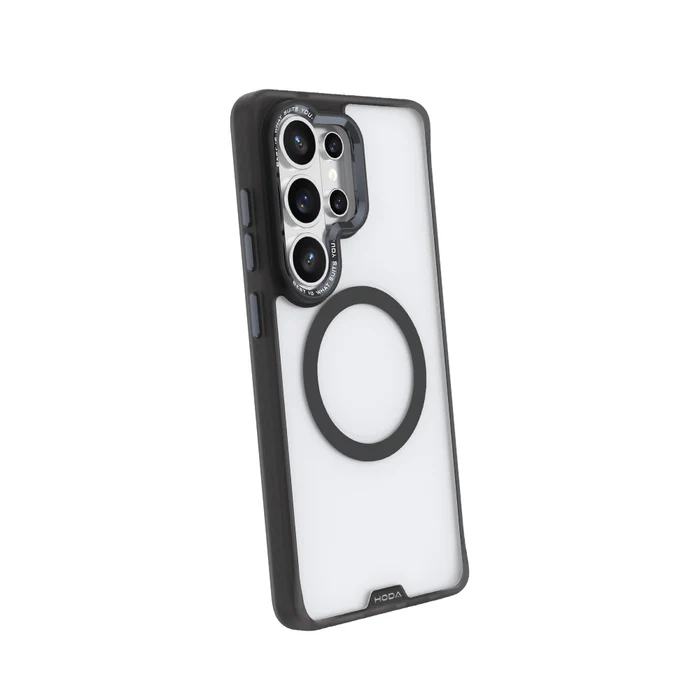 HODA殼_柔石磁吸防摔殼 Samsung Galaxy S26 Ultra 銀河黑 (765)