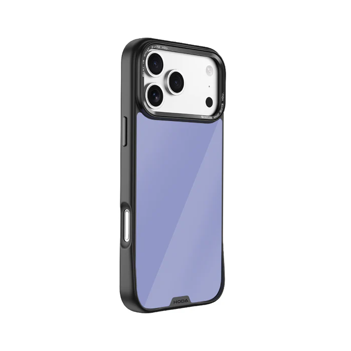 HODA殼_幻石玻璃防摔殼 iPhone17ProMAX 紫馬卡龍 (5709)