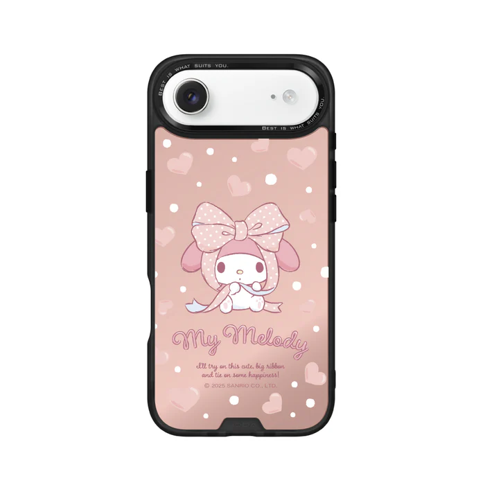 HODA殼_幻石三麗鷗銀鏡系列 iPhoneAir 蝴蝶結美樂蒂 (4054)