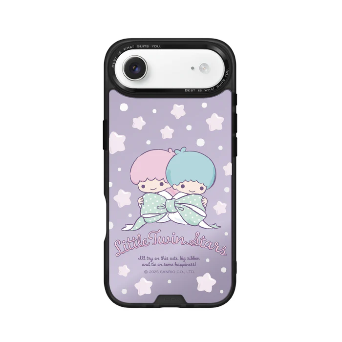 HODA殼_幻石三麗鷗銀鏡系列 iPhoneAir 蝴蝶結 kiki & lala (4085)