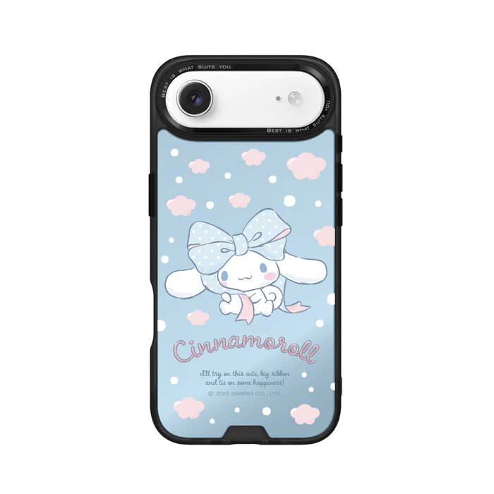 HODA殼_幻石三麗鷗銀鏡系列 iPhoneAir 蝴蝶結大耳狗 (4115)