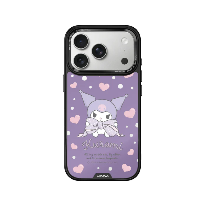HODA殼_幻石三麗鷗銀鏡系列 iPhone18Pro/17Pro 蝴蝶結酷洛米 (4153)