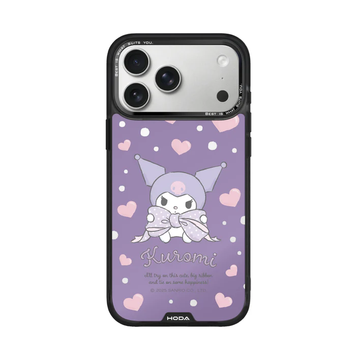 HODA殼_幻石三麗鷗銀鏡系列 iPhone17ProMAX 蝴蝶結酷洛米 (4160)