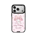 HODA殼_幻石三麗鷗玻璃系列 iPhone18Pro/17Pro 蝴蝶結美樂蒂 (3880)