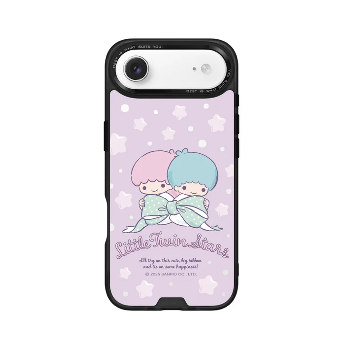 HODA殼_幻石三麗鷗玻璃系列 iPhoneAir 蝴蝶結 kiki & lala (3903)