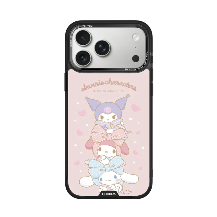 HODA殼_幻石三麗鷗玻璃系列 iPhone18ProMax/17ProMAX 繽紛物語 (3989)