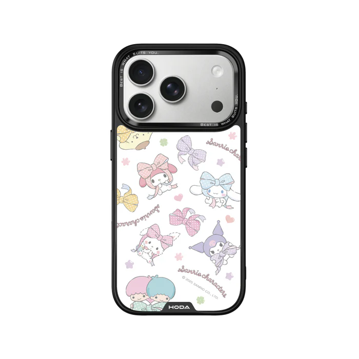 HODA殼_幻石三麗鷗玻璃系列 iPhone18Pro/17Pro 童話盛宴 (4009)