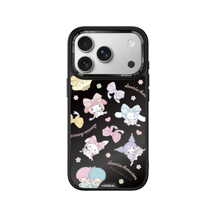 HODA殼_幻石三麗鷗黑鏡系列 iPhone18Pro/17Pro 童話盛宴 (7895)