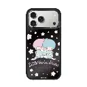 HODA殼_幻石三麗鷗黑鏡系列 iPhone17ProMAX 蝴蝶結kiki&lala (7826)