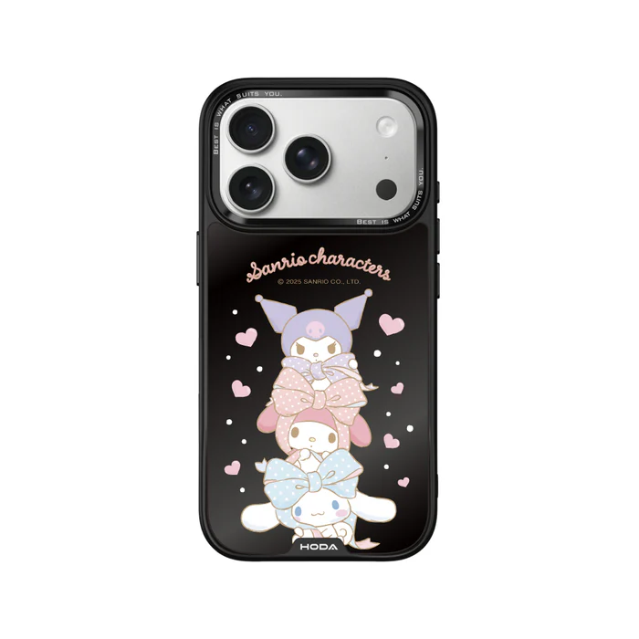 HODA殼_幻石三麗鷗黑鏡系列 iPhone17Pro 繽紛物語 (7871)