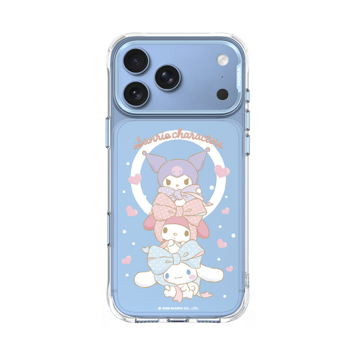 HODA殼_晶石Ultra磁吸三麗鷗系列透明 iPhone17ProMAX/18ProMax   繽紛物語 (1422)