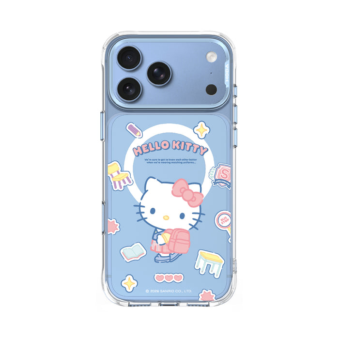 HODA殼_晶石Ultra磁吸三麗鷗系列透明 iPhone17ProMAX/18ProMax 學院KITTY (1545)