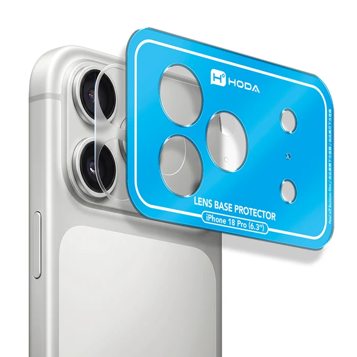 HODA_滿版鏡頭底座霧面保護貼治具款 iPhone18Pro (001)