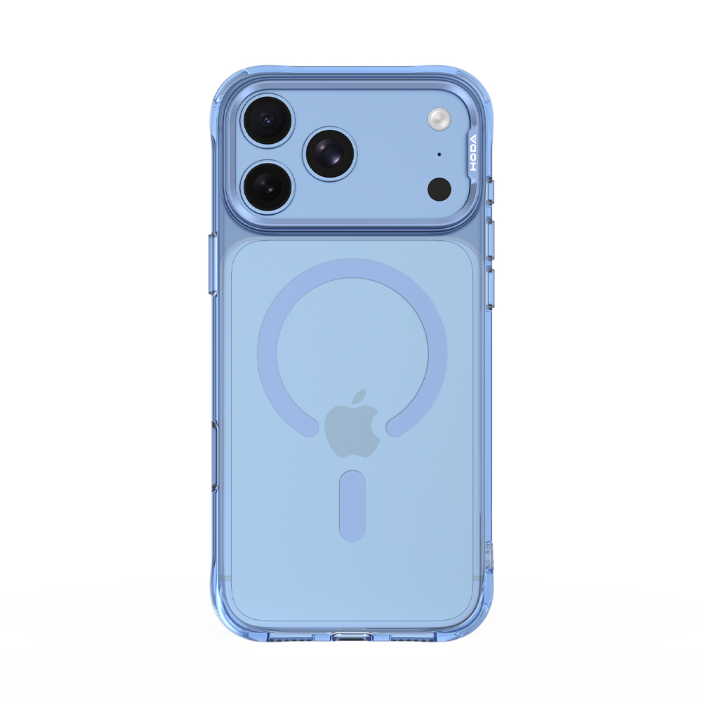 HODA殼_晶石Ultra磁吸防摔殼 iPhone 18ProMAX/17ProMAX 淺藍 (301)