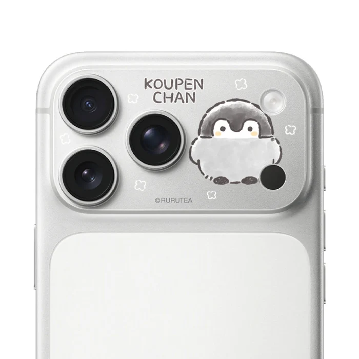 HODA貼_滿版鏡頭底座霧面保護貼正能量企鵝 iPhone18ProMAX 正能量企鵝 (9090)