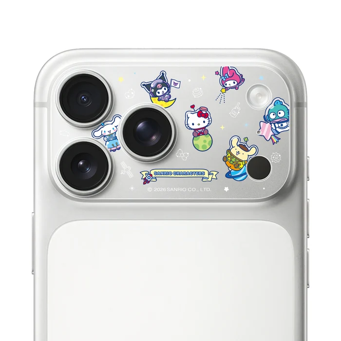 HODA膜_滿版鏡頭底座霧面保護貼三麗鷗 iPhone18ProMAX 漫遊星空 (6457)