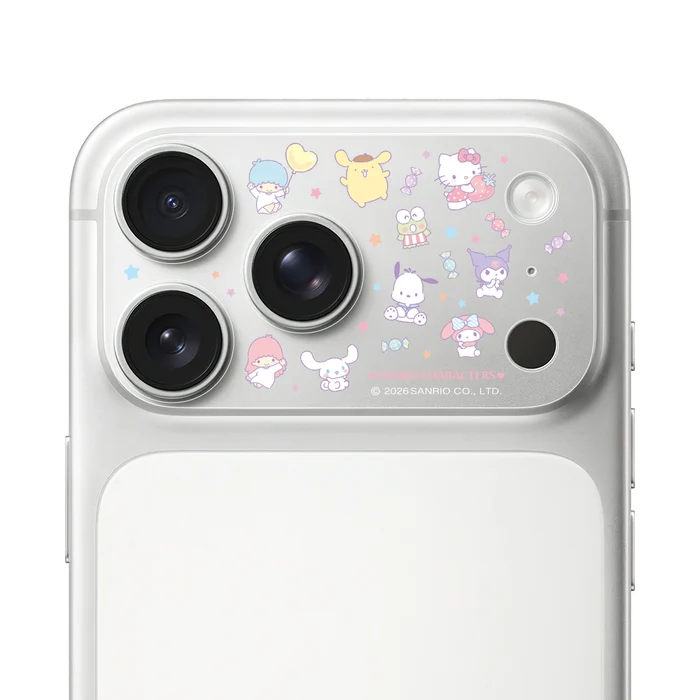 HODA膜_滿版鏡頭底座霧面保護貼三麗鷗 iPhone18ProMAX 閃耀群星 (6532)