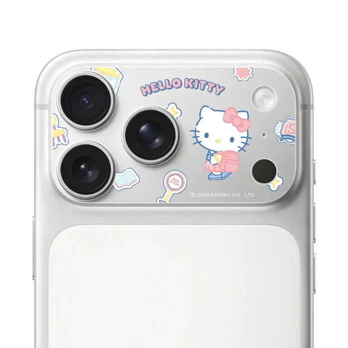 HODA膜_滿版鏡頭底座霧面保護貼三麗鷗 iPhone18Pro 學院KITTY (6600)