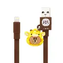 GARMMA電源_LINE USB-Lightning叢林款吊飾傳輸線-小豬熊大(890)