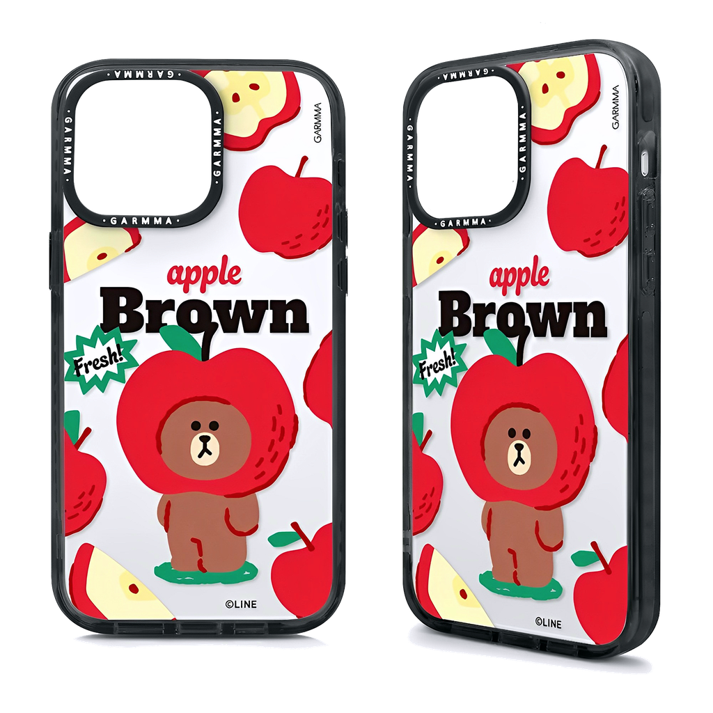 GARMMA殼_LINE 經典-蘋果熊大iPhone15(525)