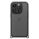 PGA殼_Premium Style_軍規透明背蓋_可拆卸孔_iPhone15ProMax黑色(605)