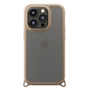 PGA殼_Premium Style_軍規透明背蓋_可拆卸孔_iPhone15Pro卡其(578)