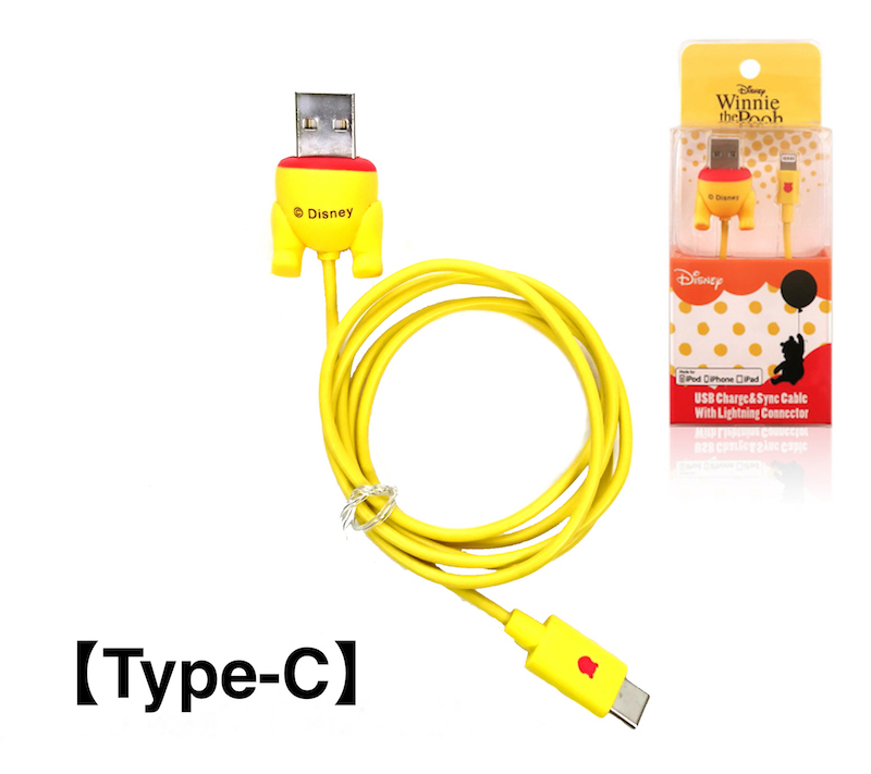 Disney_屁屁傳輸線1.0m_Type-C_維尼 (018)