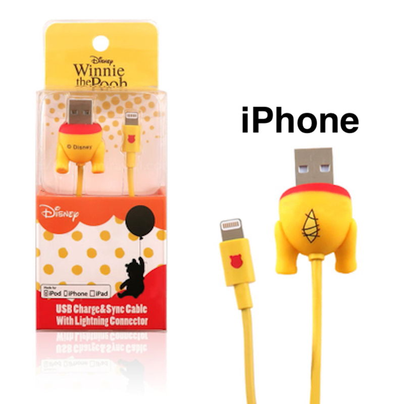 Disney_屁屁傳輸線1.0m_USB-Lightning MFI_維尼 (188)