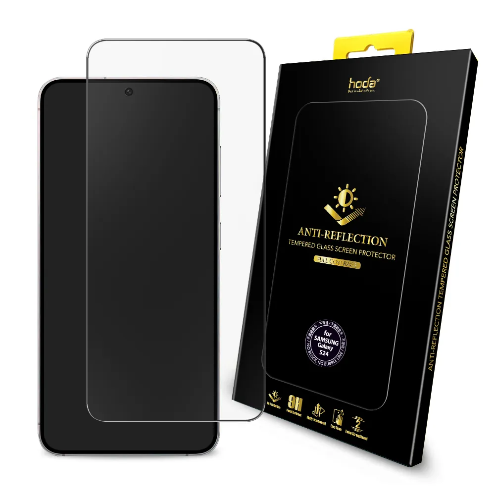 hoda膜 AR高清_2.5D_0.21mm滿版黑三星S25/S24(842)