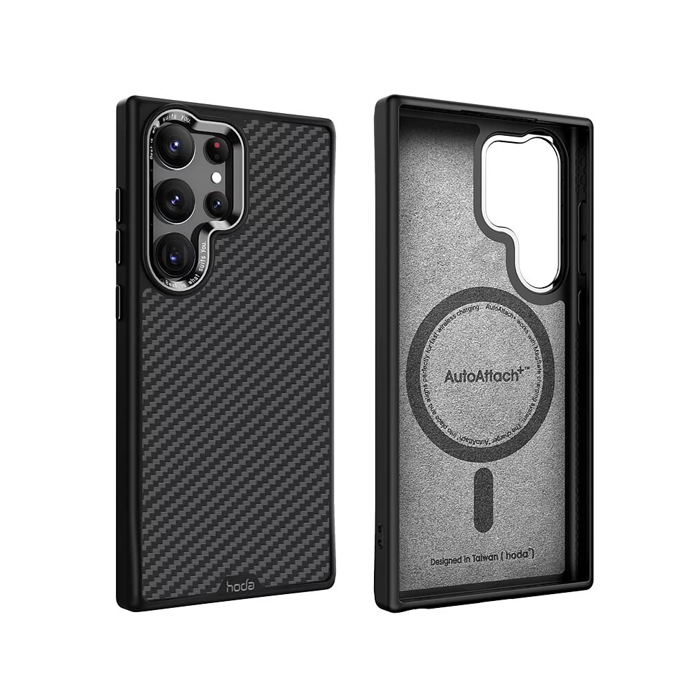 hoda殼 幻石軍規MagSafe三星S24Ultra 芳綸纖維(644)