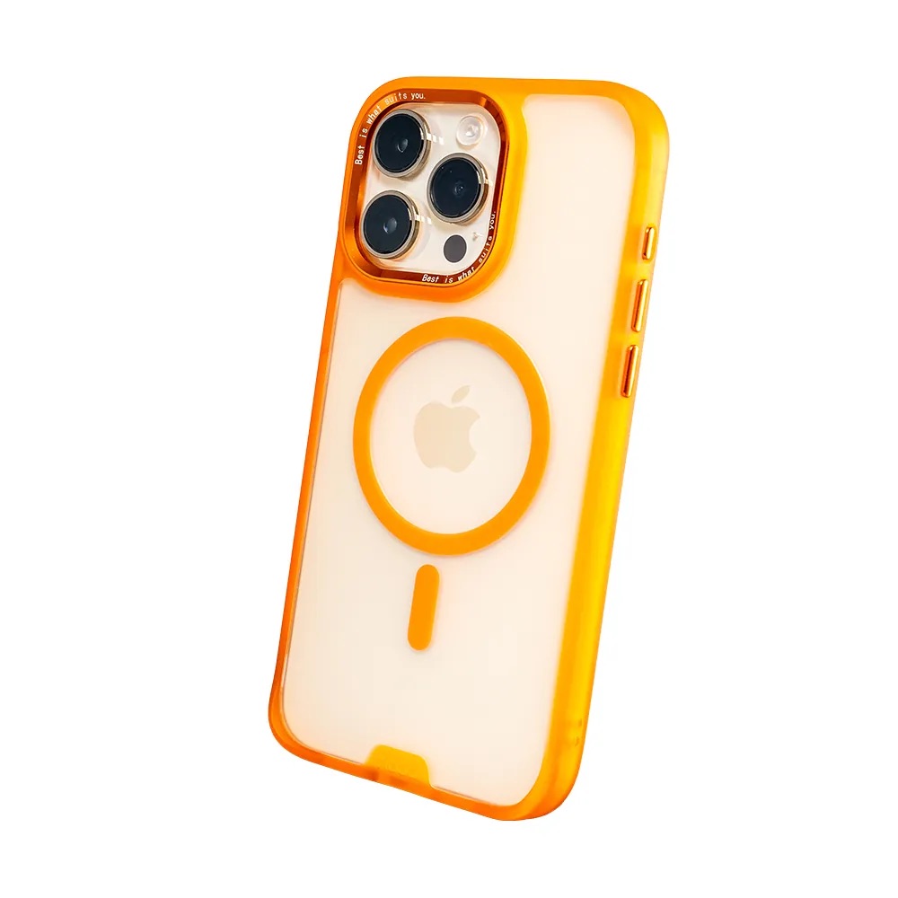hoda殼_柔石軍規MagSafe_iPhone15ProMax奧倫橙 (381)