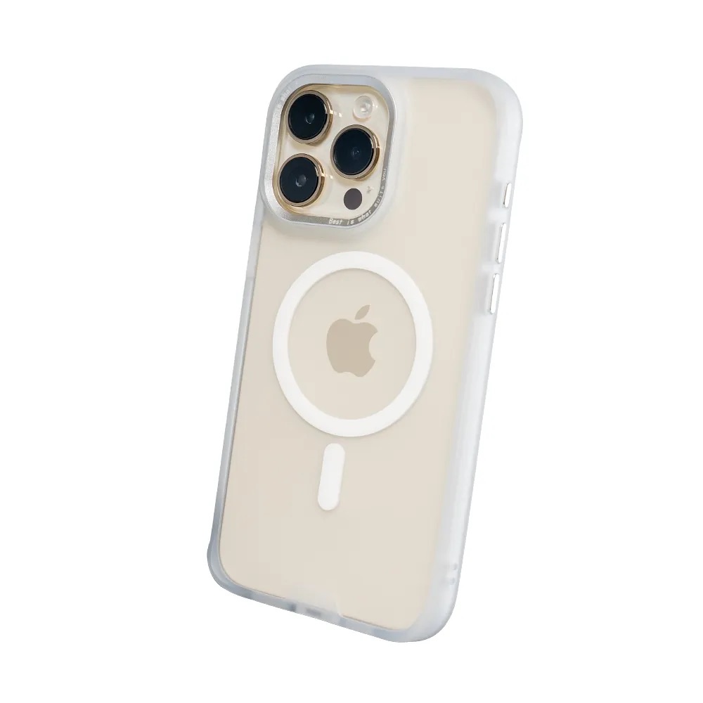 hoda殼_柔石軍規MagSafe_iPhone15Pro星光白 (666)
