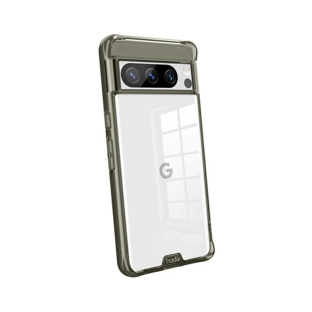 hoda殼_晶石軍規防摔殼Google Pixel 8Pro透黑(858)
