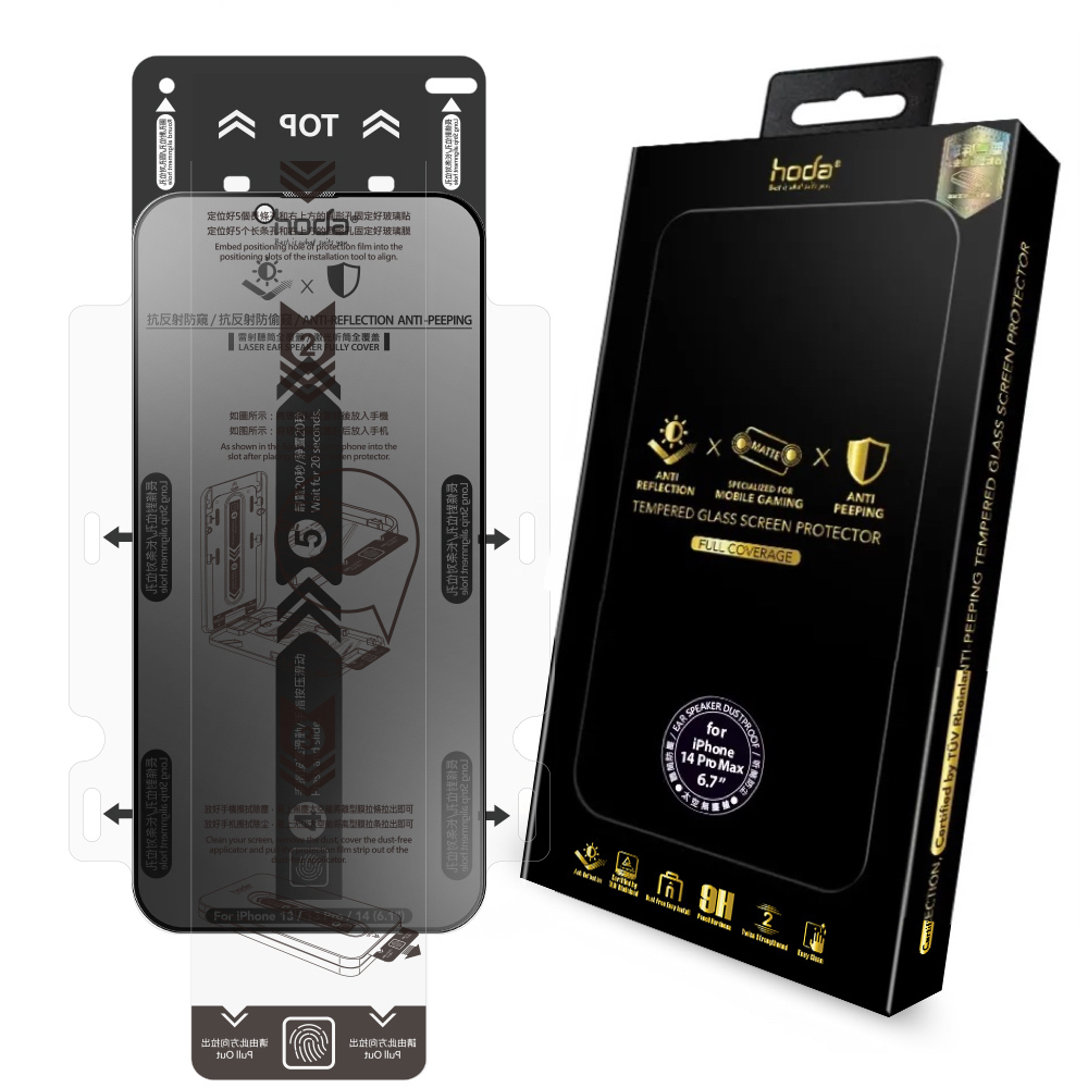 hoda膜_AR防窺磨砂_簡裝_iPhone14ProMax(122)