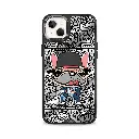 hoda殼_幻石米豆銀鏡 MagSafe_iPhone15Plus 麥克鬥牛犬(672)