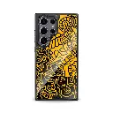 hoda殼_幻石米豆玻璃 MagSafe_三星S24Ultra 芒果遇上墨汁(228)