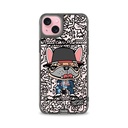 hoda殼_晶石米豆透黑 MagSafe_iPhone15 麥克鬥牛犬(447)