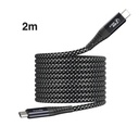 hoda充電_240W USB-C to C 磁吸收納編織快充線 2M 黑 (174)