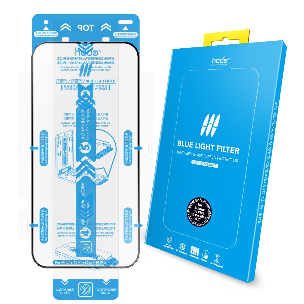 hoda膜_藍光_太空膜_iPhone16Plus/15Plus (943)*^