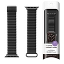 PGA_磁力錶帶PU皮革_Apple Watch 41/40/38mm 黑色(627)