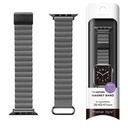 PGA_磁力錶帶PU皮革_Apple Watch 41/40/38mm 灰色(658)