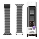 PGA_磁力錶帶PU皮革_Apple Watch 49/45/44/42mm 灰色(801)