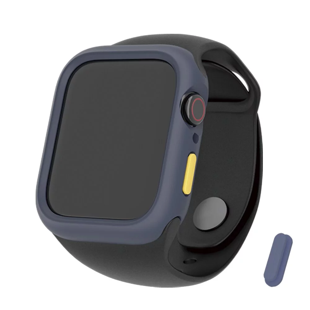 hoda配件_柔石保護殼 Apple Watch 41mm 寶石藍 (498)