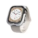 hoda配件_曜石保護殼 Apple Watch 45mm 銀 (698)