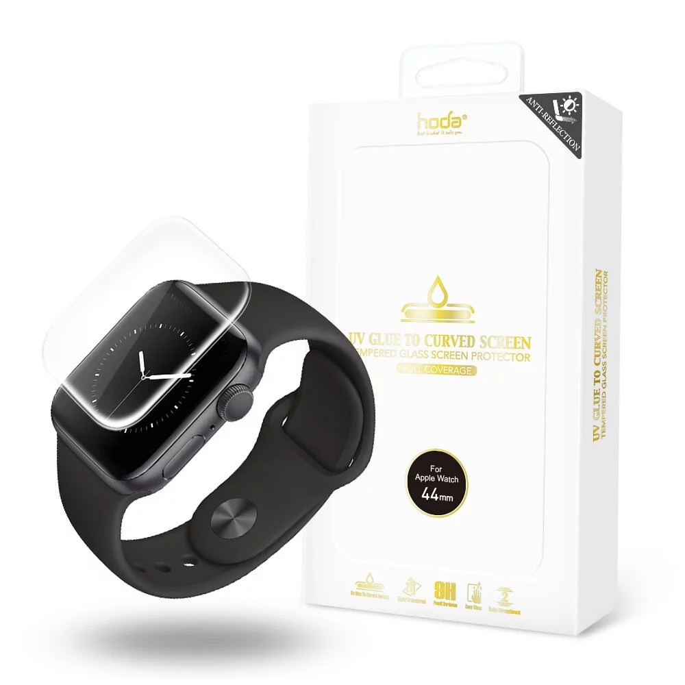 hoda膜_AR高清 Combo UV膠防爆3D內縮版 Apple Watch 44mm (382)